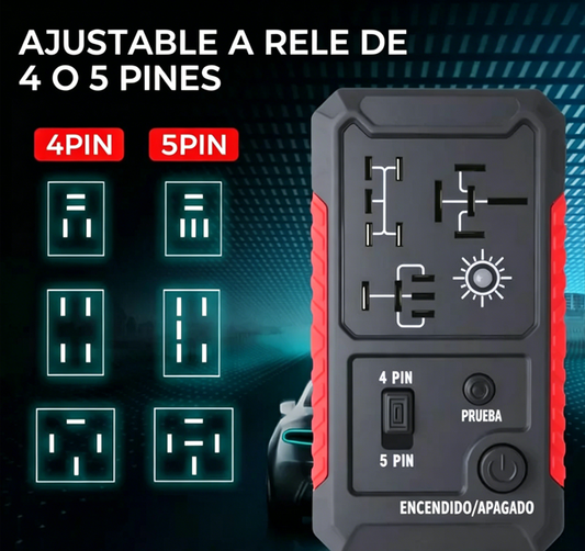 ⏰🔥 ¡50% DE DESCUENTO POR TIEMPO LIMITADO! 🔌 Probador de Relés USB-C – Compatible con Relés de 4 y 5 Pines, Precisión Profesional ⚡🛠️