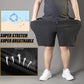 Shorts de hombre talla grande Ice Silk Stretch (49 % de descuento)