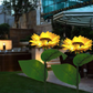 🌻✨ Luces Solares de Girasol para Jardín – Decoración Brillante, IP65, 14 Horas de Luz y Carga 30% Más Rápida ✨