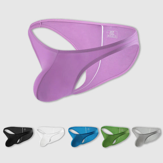 Braguitas transpirables de seda helada muy elásticas para hombre con corte bajo🔥🔥Compre 5 y llévese 2 gratis