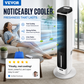 💸 ¡Una alternativa económica al aire acondicionado! 💸 ¿Por qué gastar tanto en aire acondicionado cuando puedes conseguir este ventilador silencioso y sin aspas a mitad de precio? 🤯