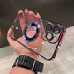 Funda magnética transparente para iPhone