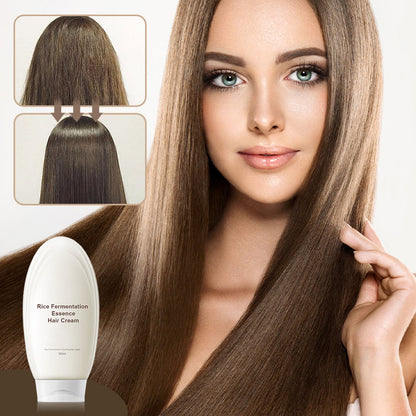 🌾 Crema Capilar con Esencia de Fermentación de Arroz – Nutrición y Brillo Natural para el Cabello ✨💆‍♀️