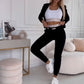 ✨👚Novedades - Chándal de 3 piezas con cremallera para mujer – Fácil de llevar