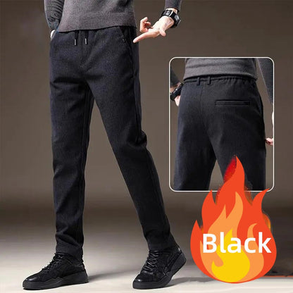 🔥 Ofertas 54% de descuento🔥Pantalones cálidos con cordón y bolsillos para hombre （2pcs Envío gratuito）