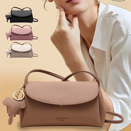 Bolso bandolera de alta gama para mujer con colgante de elefante