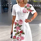 🌸Spring Specials💐 Vestido de manga corta Rose Bloom