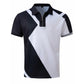 Camiseta de moda para hombre con cremallera y cuarto de cuarto