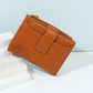 👛 ¡50 % DE DESCUENTO AHORA! 💖 Cartera compacta de color liso para mujer: diseño fino con múltiples ranuras para tarjetas, protección RFID y bolsillo para monedas 🌸📦