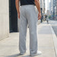 👖Novedades: pantalones casuales con cordón para hombre y bolsillos funcionales – Silueta holgada y colores sólidos versátiles para cualquier look casual