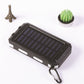 🔋 Batería Externa Portátil de 10 000 mAh con Energía Solar – Cargador Solar con 2 Linternas LED, Ideal para Viajes y Camping 🌞✨