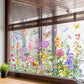 ✨ Pegatina para Ventana con Ramo de Flores de Colores – Decoración Vibrante y Estilo para tu Hogar 💐🖼️