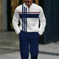 🧵🔥 Conjunto de Sudadera Gráfica y Pantalones para Hombre – Estilo Urbano, Cómodo y Versátil para el Día a Día 👖✨