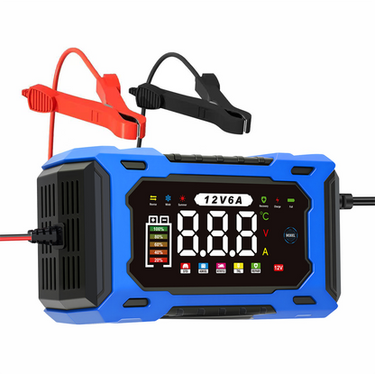 ⏰🔥 ¡56% DE DESCUENTO POR TIEMPO LIMITADO! 🔋 Cargador de Batería Inteligente 12V 6A – Recarga Rápida y Reparación por Pulsos para Tu Coche ⚡🚗