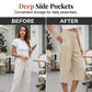 ☀️🌿Pantalones cortos de mujer ligeros con cintura elástica