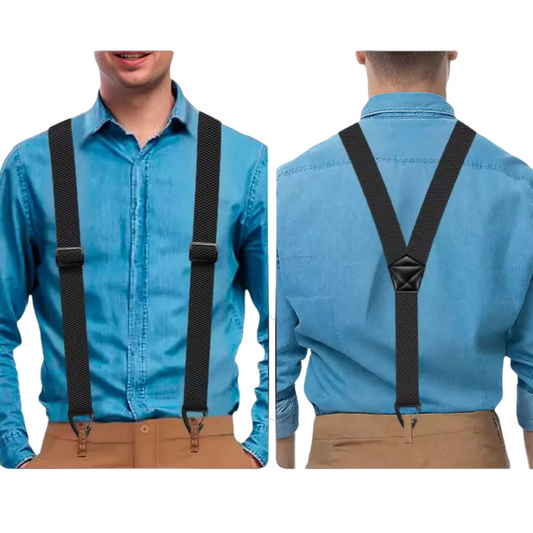 ⏰🔥 ¡50% DE DESCUENTO POR TIEMPO LIMITADO! 👔 Tirantes para Hombre con Clip – Espalda en X, Ajuste Firme y Estilo Clásico ✨