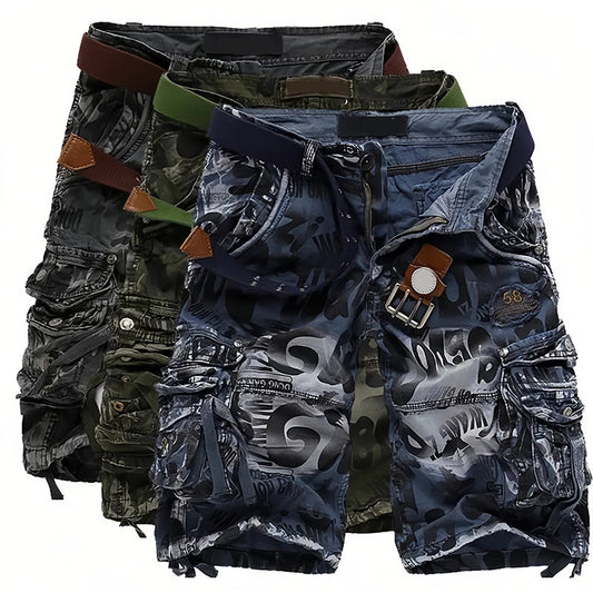 🩳 ¡OFERTA ESPECIAL 50% DE DESCUENTO AHORA! 🎒 Pantalones Cortos Cargo para Hombre de Múltiples Bolsillos – Estilo Clásico, Tela Duradera y Cremallera de Alta Calidad ✨
