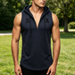 🏋️‍♂️💪 Camiseta sin mangas con capucha para hombre: cuello en V y capucha integrada 🔥