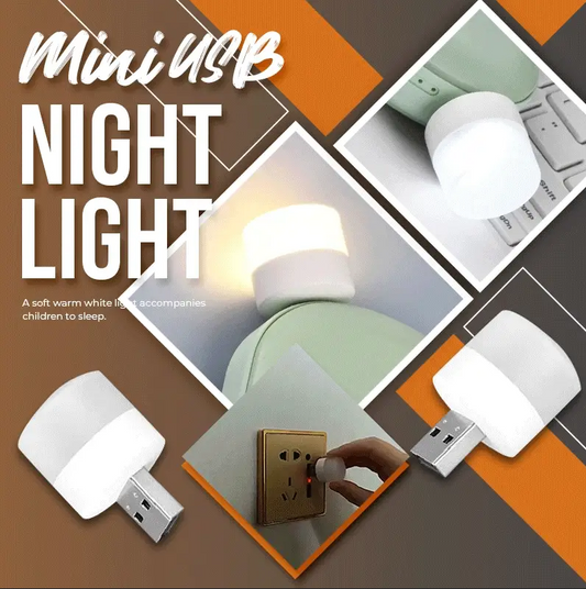 Luz nocturna con conector mini USB