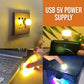Luz nocturna con conector mini USB