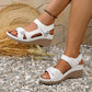 Cómodas sandalias de verano con punta abierta para mujer