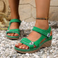 Cómodas sandalias de verano con punta abierta para mujer