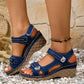 Cómodas sandalias de verano con punta abierta para mujer