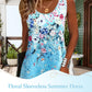 Vestido de verano sin mangas con estampado floral para mujer