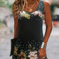 Vestido de verano sin mangas con estampado floral para mujer