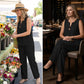 💃 Top sin mangas minimalista y pantalones de pierna ancha: elegantes sin esfuerzo, cómodos y perfectos para el día a día ✨🌿