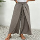 🌷🎉Pantalones anchos estampados con cordón para mujer