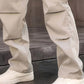 Pantalones de trabajo de corte recto y con múltiples bolsillos para hombre