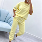 💥NUEVA OFERTA ESPECIAL💥Conjunto de camiseta y pantalones de manga corta informal para mujer