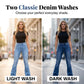 ⏰🔥¡50 % DE DESCUENTO POR TIEMPO LIMITADO! 👖 Vaqueros acampanados elásticos de cintura alta para mujer: corte favorecedor, cómodos y perfectos para looks informales o elegantes ✨💃