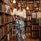 💥Novedades y ofertas especiales: pantalones jogger de cintura alta con estampado floral vintage