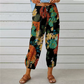 💥Novedades y ofertas especiales: pantalones jogger de cintura alta con estampado floral vintage