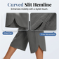 👖 ¡AHORA CON UN 50 % DE DESCUENTO!☁️ Pantalones capri holgados de color liso para mujer – Cintura elástica y bolsillos profundos – Pantalones informales transpirables ✨