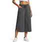 👖 ¡AHORA CON UN 50 % DE DESCUENTO!☁️ Pantalones capri holgados de color liso para mujer – Cintura elástica y bolsillos profundos – Pantalones informales transpirables ✨