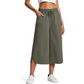 👖 ¡AHORA CON UN 50 % DE DESCUENTO!☁️ Pantalones capri holgados de color liso para mujer – Cintura elástica y bolsillos profundos – Pantalones informales transpirables ✨