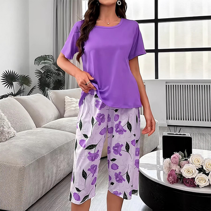 💤🔥 OFERTA DE VERANO: 50 % de descuento 👗 Conjunto de pijama cómodo para mujer: suave, ligero y perfecto para las noches cálidas ✨