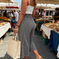 Pantalones capri de cintura alta y pierna ancha con fruncidos para mujer