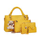 👜🔥Set de 4 Bolsos para Mujer – Elegancia, Espacio y Estilo en un Solo Pack🎁Llavero de osito de peluche gratis