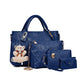 👜🔥Set de 4 Bolsos para Mujer – Elegancia, Espacio y Estilo en un Solo Pack🎁Llavero de osito de peluche gratis