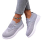 Zapatos sin cordones de malla transpirable para mujer, ideales para caminar