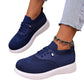 Zapatos sin cordones de malla transpirable para mujer, ideales para caminar