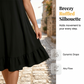 Vestido informal sin mangas con volantes para mujer