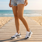 Zapatillas deportivas de punto transpirables para mujer