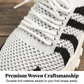 Zapatillas deportivas de punto transpirables para mujer