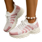 Zapatillas deportivas de punto transpirables para mujer