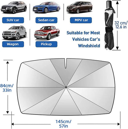 🌞📢Compra 2 y obtén un 20 % de descuento 🌈 Parasol plegable para el parabrisas del coche